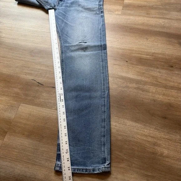 Diesel Belther Jeans Men 31x30 Blue Slim Tapered Stretch Medium Wash Denim 0857N - Picture 14 of 16